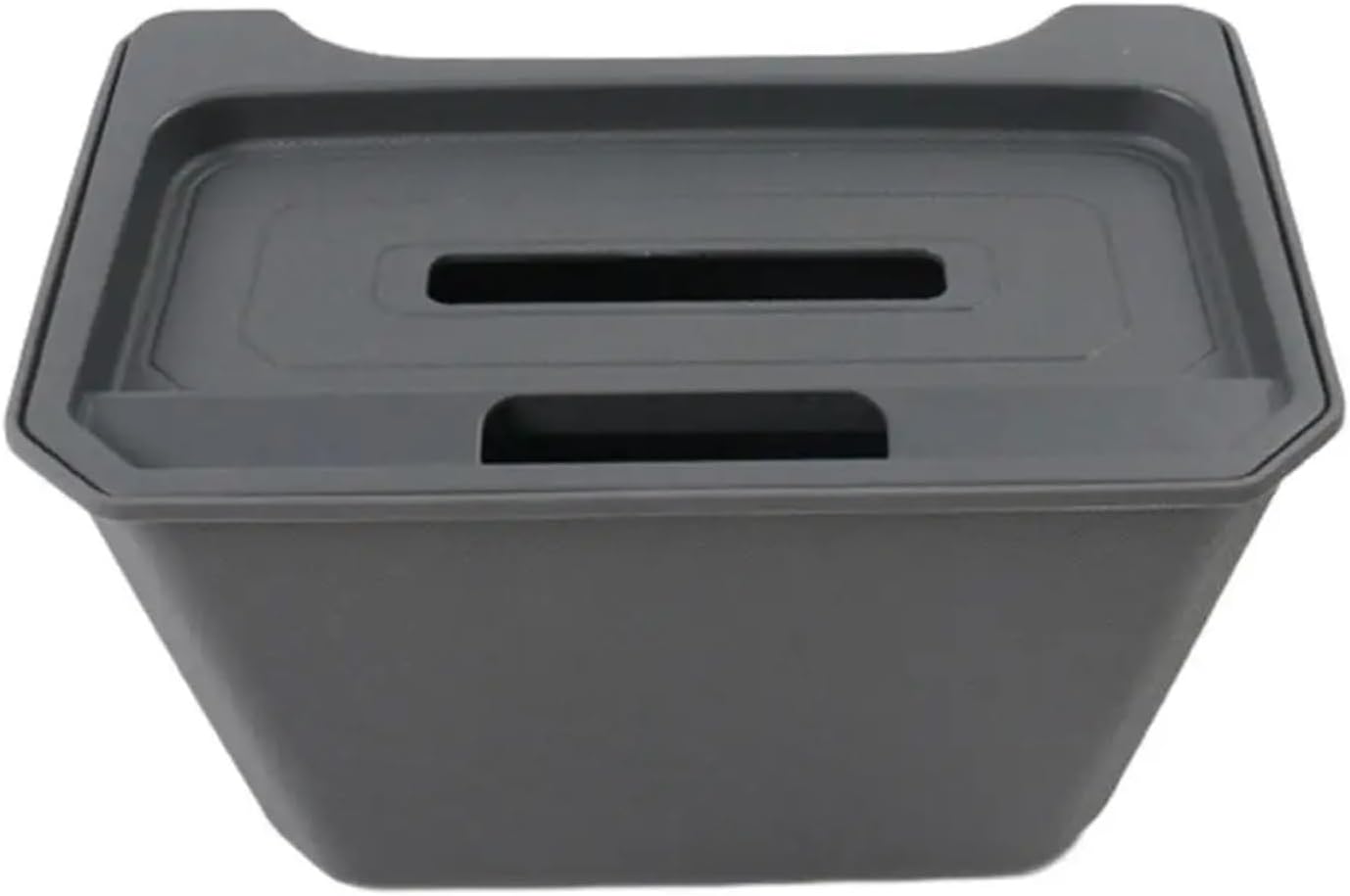 MUdson Car Trash Bin Car Trash Can Storage Box Rear Back Center Console Organizer Middle Fit for Seat Tray Fit for Model 3 Y Vehicle Garbage Bucket Durable (Color : Gray)