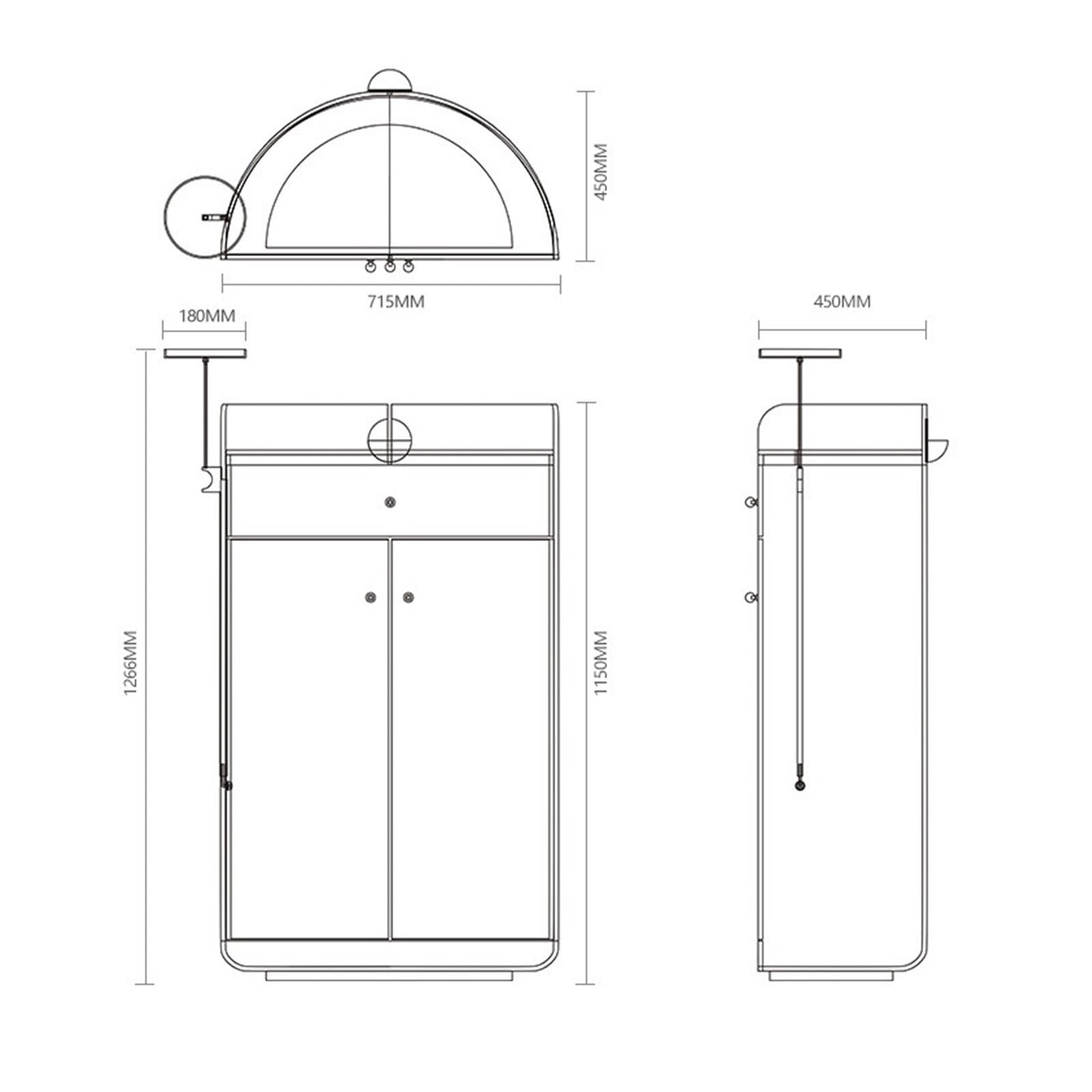 Cattedra oratore Banco di consultazione for Ristorante con leggio Curvo Creativo in Acciaio Inossidabile
