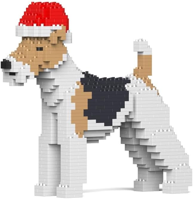 JEKCA ジェッカブロック ワイアー・フォックス・テリア 01S (クリスマスVer.) ST17PT33