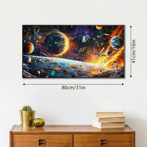 VAIIEYO Astronaut Jigsaw Puzzles for Adults 1000, Planet Jigsaw Puzzles - Image 4