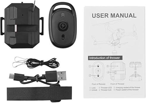 Miniatura 4 de MOOKEENONE Lanzador de dron para DJI Mini 3 Pro lanzador de carga útil FPV con gotero de aire