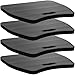 Tebery 4 Pack Stadium Seat Cushion, Waterproof Bleacher Pad Cushion for Children, Portable Outdoor Chair Seats Cushion with Handle, Extra Wide Foam Seat for Sports Event, Office Chair, Concert, Bench