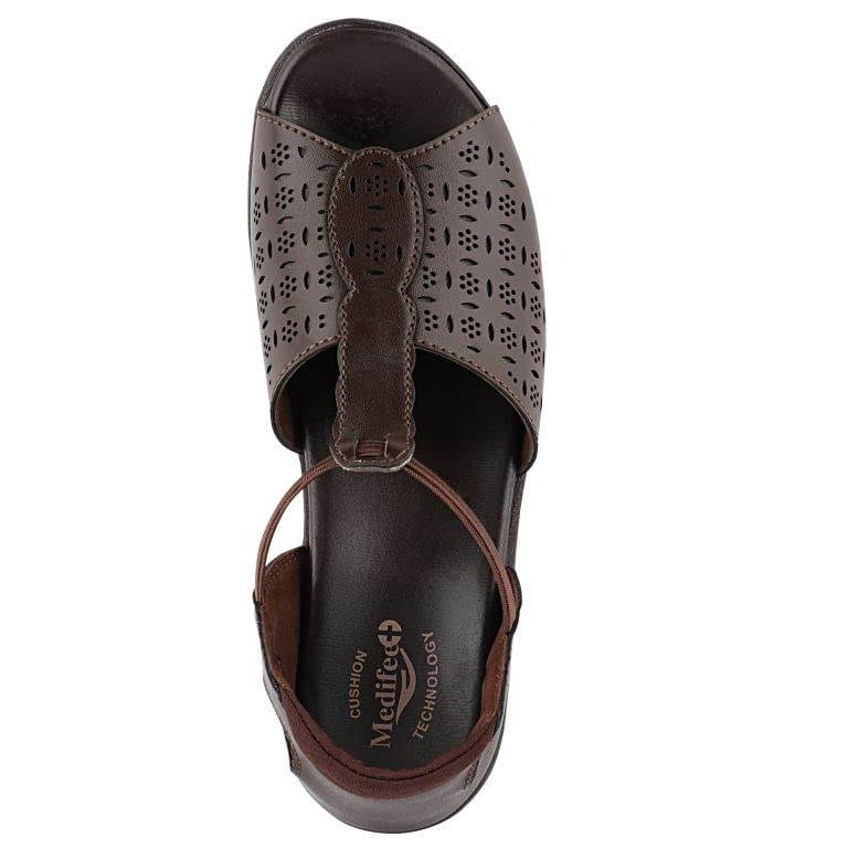 Image of Medifeet Women's Open-Toe Laser Cut Sandals