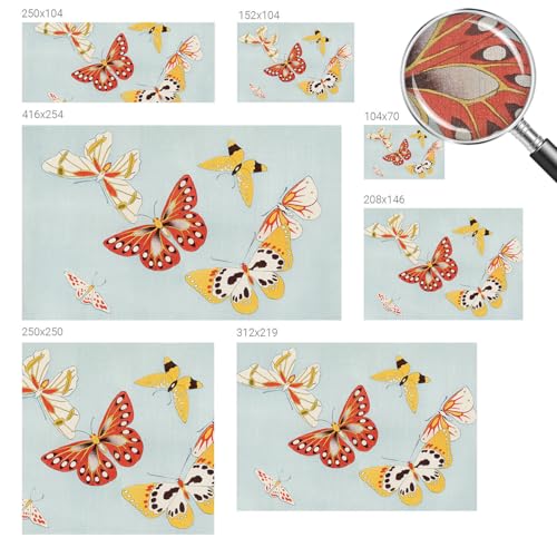 Decoración de pared de mariposas para renovar un salón sin pintar 6