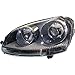 Evan-Fischer Headlight Set Compatible with 2006-2009 Volkswagen Rabbit GTI Left Driver and Right Passenger Side HID/Xenon