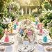 8 Pcs Spring Flower Party Centerpiece Decorations 3D Cardboard Tulip Wildflowers Sunflower Table Centerpieces Floral Table Honeycomb Centerpieces for Wedding Birthday Baby Shower Mothers Day Supplies, Image 5