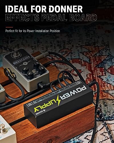 Donner DP-1 Guitar Power Supply 10 Isolated DC Output for 9V/12V/18V Effect Pedal - image 8