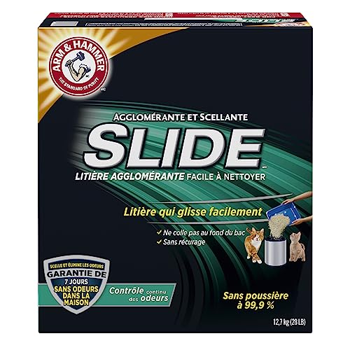 Arm & Hammer Clump & Seal Slide Clay Cat Litter, Non-Stop Odour Control, 12.7kg, 7 Days of Odour Control, Dust Free, Clumping Litter (Pack of 1) - Image 3