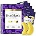 24K Gold Eye Mask- 20 Pairs - Puffy Eyes and Dark Circles Treatments - Look Less Tired and Reduce Wrinkles and Fine Lines Undereye, Revitalize and Refresh Your Skin - CrueltyFree and Vegan