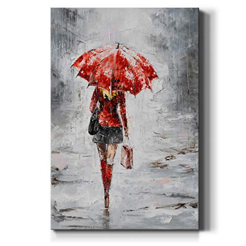 Renditions Gallery Canvas Wall Décor, Wall Art Canvas, Modern, Contemporary, Rustic, & Romantic Style, Ready to Hang - City Shopping III 8X12
