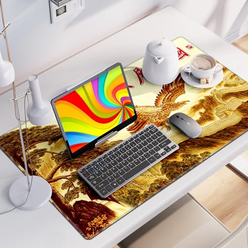 Tapis de souris XXL LL-COEUR Eagle 70x40 cm pour clavier