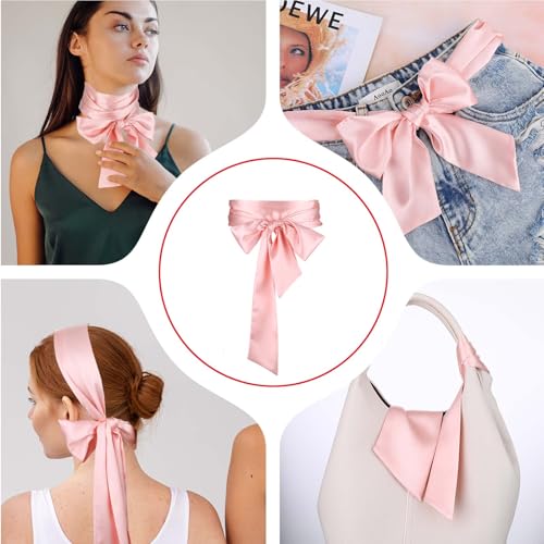 Lusofie Sash Belts for Women 2.95'' Wide Satin Belt for Dress Ribbon Belts for Special Occasions 7
