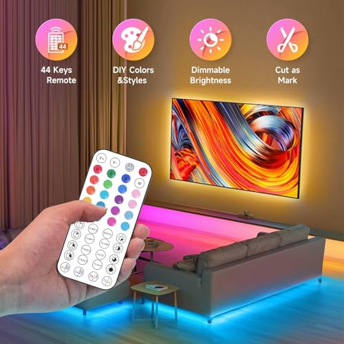 Tira LED RGB 5M con Control APP y Remoto miniatura 5