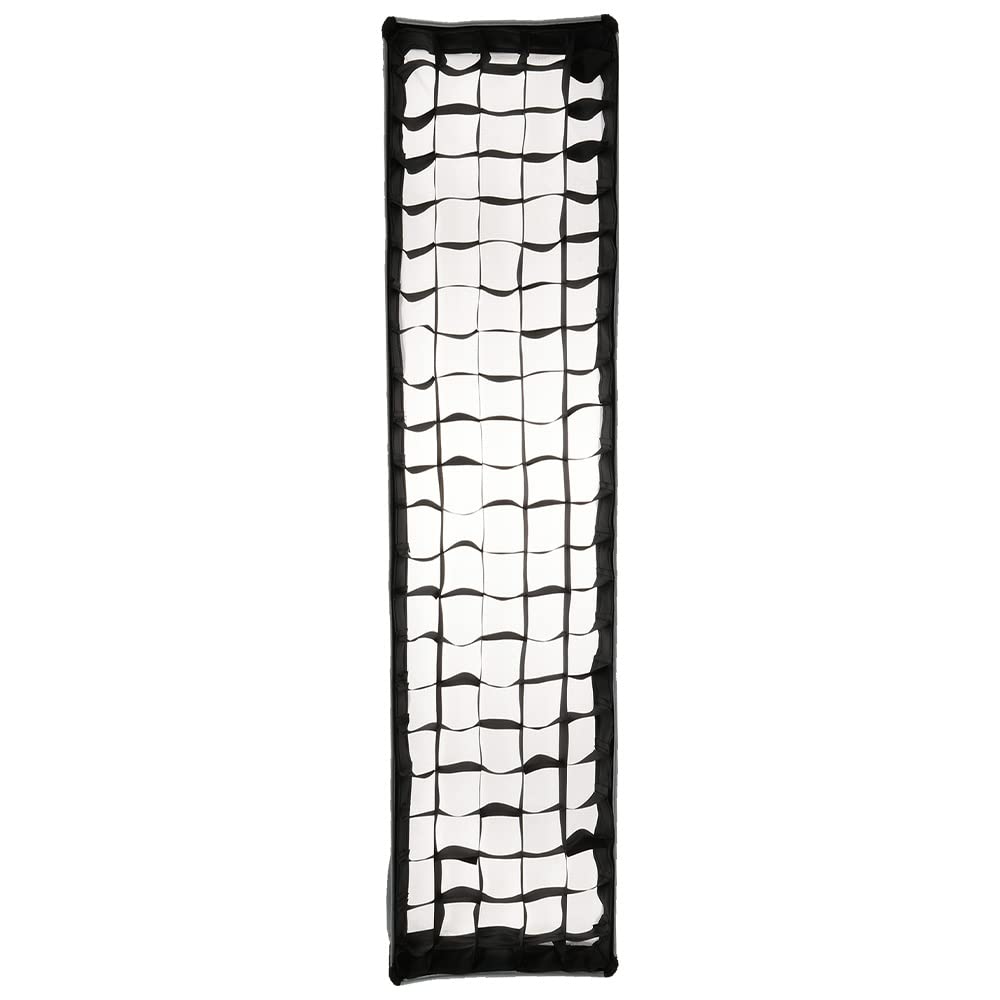 Rollei Klick-Striplight 35 cm x 140 cm Softbox z Grid. Łatwy montaż na klik, idealny do fotografowania mody i portretów.