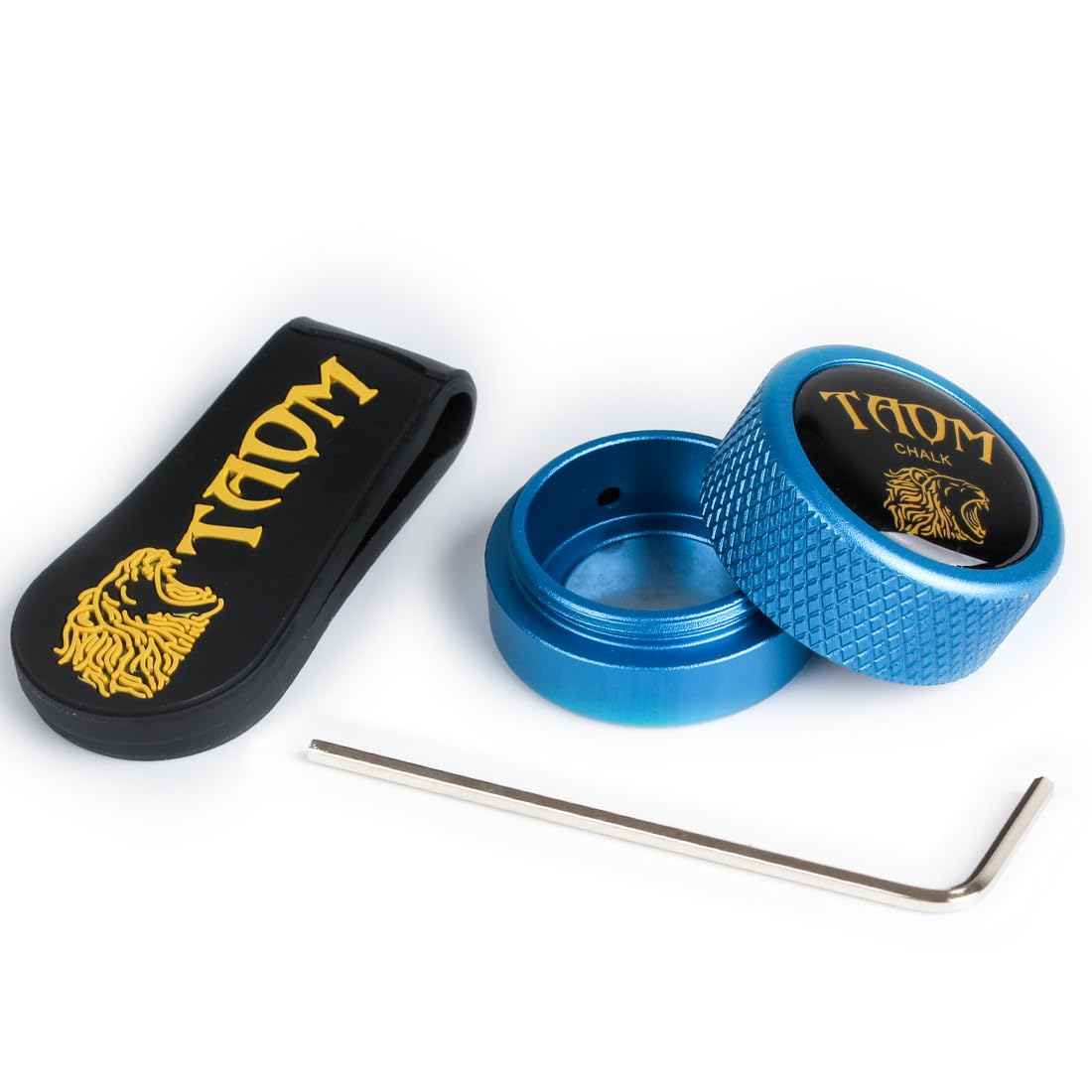 YEUEK TAOM Pool Chalk Holder Round Shaped Practical Tool Billiards Accessories Magnetic Mini Chalk Tip Case Container Round Box Billiards — image 1