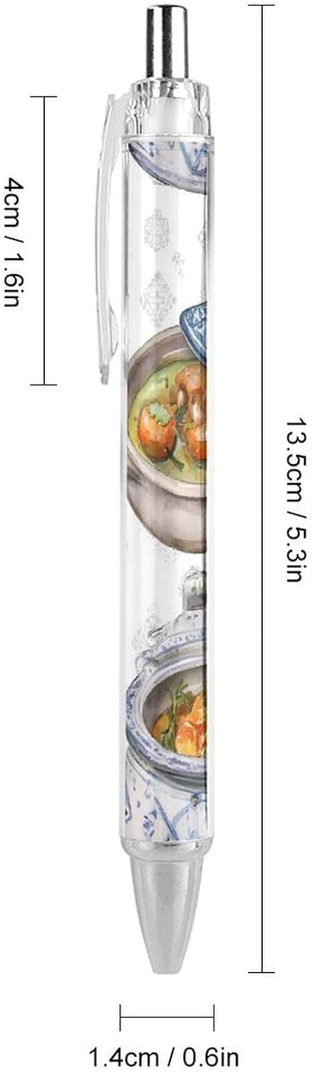 Tagine Morocco Food Ballpoint Pens Retractable Ball Point Pen 1 PCS image 2