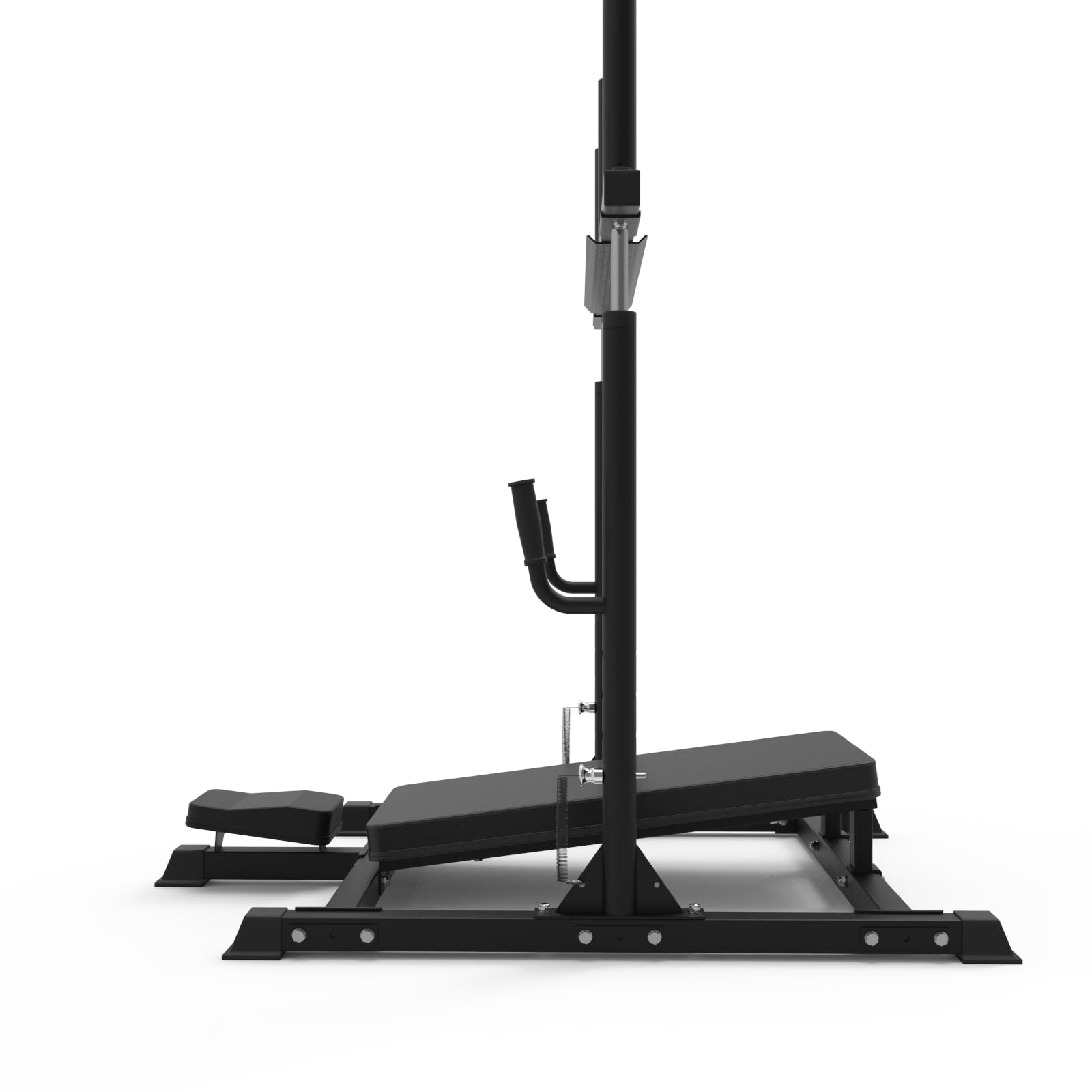 Bad Company Beinpresse für Zuhause Vertikal Liegend I Oberschenkeltrainer für Krafttraining Kompatibel Mit Hantelscheiben 30 mm und/oder 50 mm I Beintrainer BCA-147