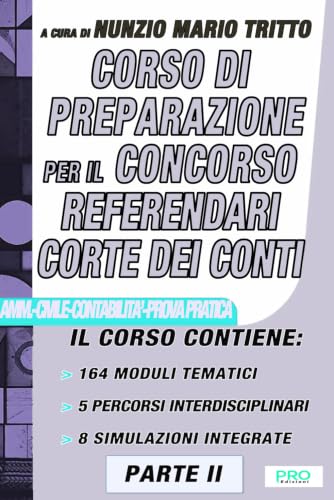 Corso di preparazione per il concorso referendari Corte dei conti - Parte II
