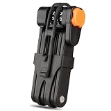 Savieva XXL-Faltschloss-Fahrrad Schloss Zahlenschloss mit Halterung Sicherheitsstufe 15,bike lock, Fahrradschloss, Fahrradschlösser, E-Bike, Motorrad