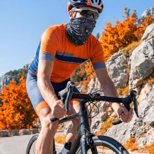 Image of Neck Gaiter Balaclava Bandana Face mask, Sun Wind protection, Cycling, Running, Hiking Sports, for Men & Women