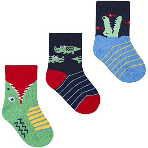 Baum Babies 3 Pack Dinosaur Crocodile Socks Cover