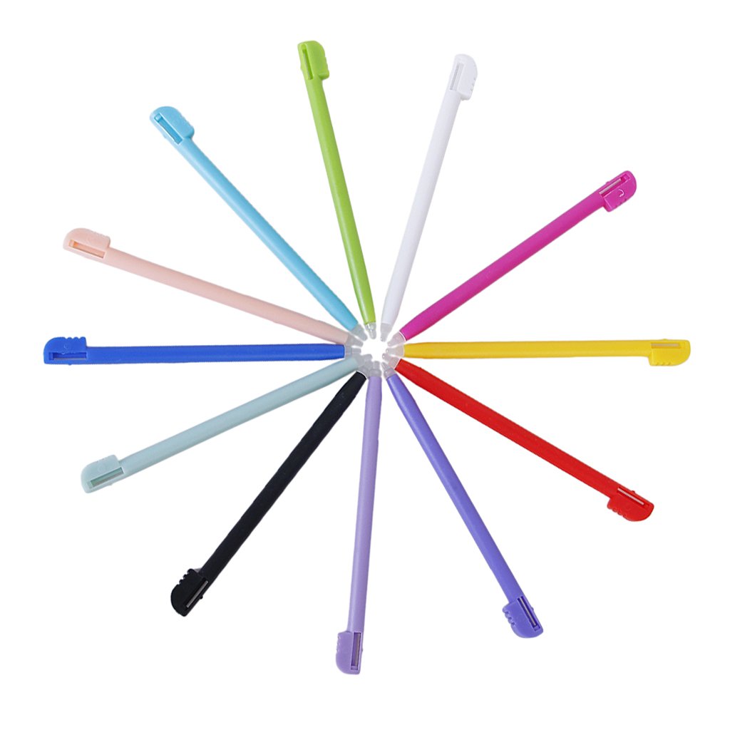 NDSL Stylus Touch Pen - Paquete de 12, sensible y preciso, compacto y portátil, compatible con NDS, NDSI, NDSI XL, 3DS, 3DS XL