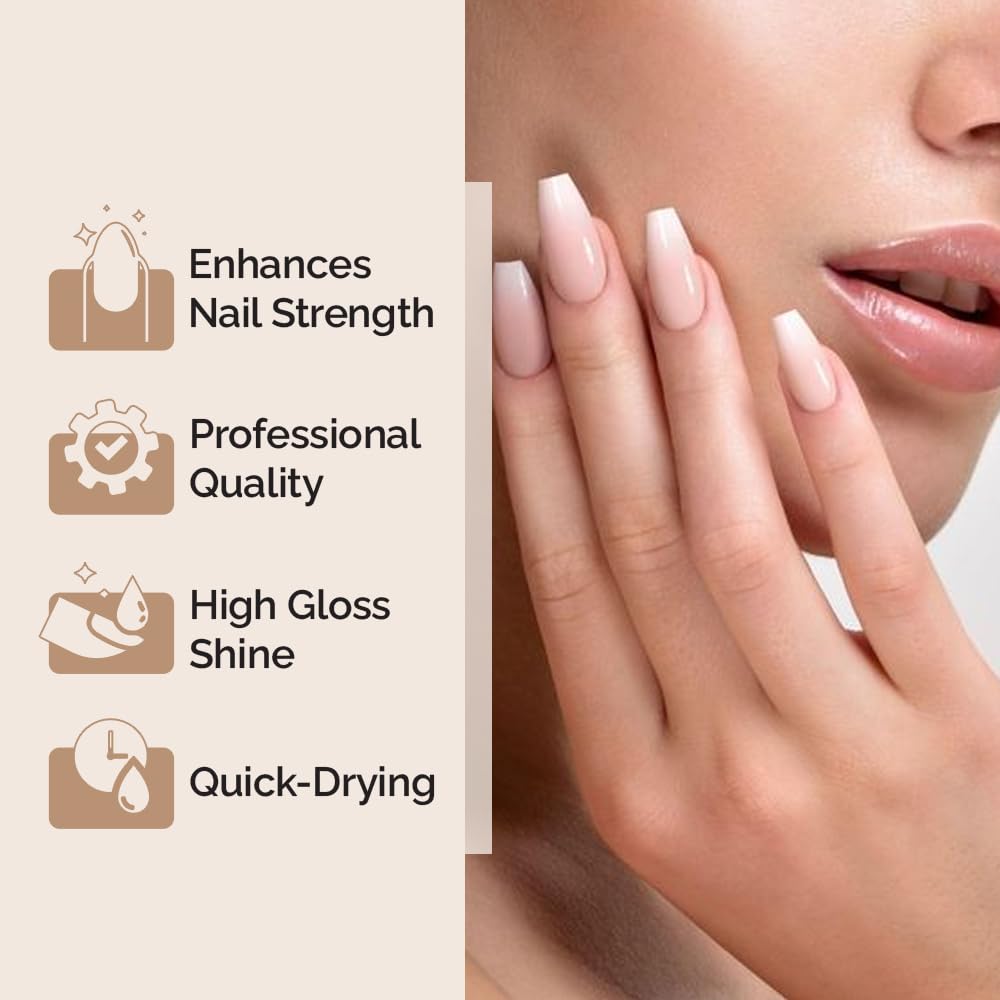 PRONAIL - Milky Base Coat for Nail Polish, 128 Oz - Professional Strength, Long Lasting, Manicure and Pedicure, Nail Strengthener, Hardener, Prevents Chipping - Fast Dry, Bulk Refill Gallon