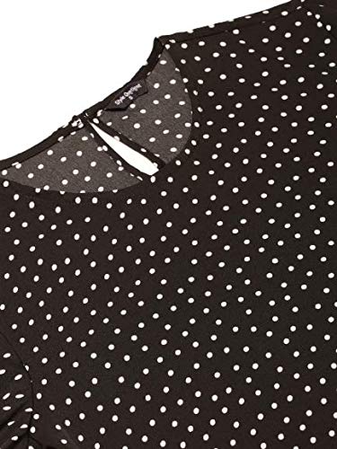 Image of Style Quotient Women Abstract Printed Polyester Smart Casual Top