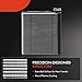 A-Premium A/C Evaporator Core Compatible with Lexus GX470 & Toyota 4Runner 2003-2009, FJ Cruiser 2007-2014, Highlander 2009 & Infiniti M37 M56 Q70 Q70L, with Pressing Plate