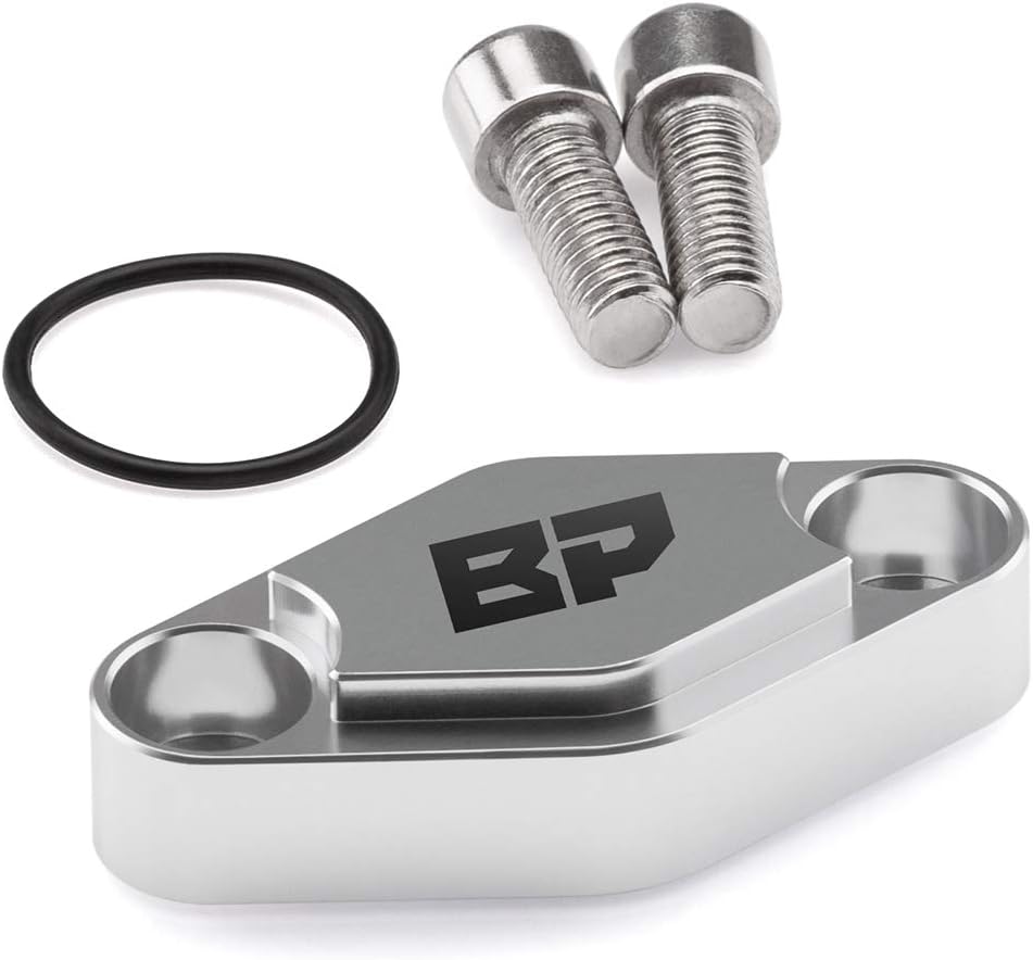 BlackPath - Fits Honda + Kawasaki + Suzuki + Arctic Cat + Yamaha Parking Brake Cover Plate Kit Universal ATV (Silver) T6 Billet