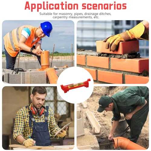 LAINIKE 8 pcs Hanging Bubble Line Level String Line Level Post String Spirit Level for Plumbing Surveying Bricklaying Engineering Metalworking Tiling Building Trades 7 LAINIKE 8 pcs Hanging Bubble Line Level String Line Level Post String Spirit Level for Plumbing Surveying Bricklaying Engineering Metalworking Tiling Building Trades - Image 7