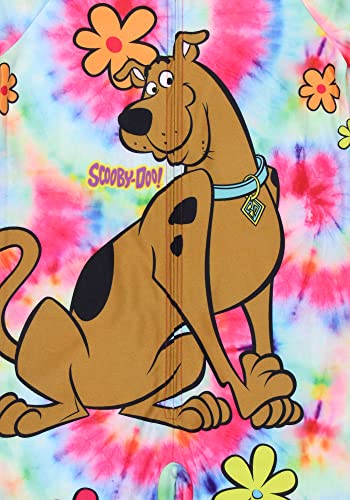 INTIMO Scooby-Doo Toddler Girls' Tie-Dye Flower Union Suit Footless Sleep Pajama2