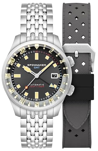 [SPINNAKER(�X�s�j�J�[)] �u���b�h�i�[�W�[�G���e�B�[�I�[�g�}�e�B�b�N �E�H�b�` ������ 18�C���h�� �T�t�@�C�A�K���X �O���[������ SP-5121-33 �����Y [���s�A���i]