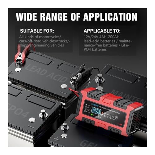 Chargeur batterie 12V 24V intelligent contre la décharge