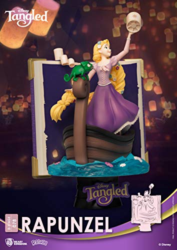Beast Kingdom Toys Disney - Diorama-078 - Livre Histoire - Raiponce, Purple - Image 3