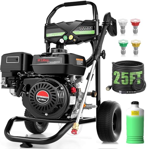 Imdot 4200PSI Pressure Washer, 4.0GPM, 212cc, 5 Nozzles