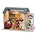 Handcraft Wooden Toy Dolls House LED Dollhouse Miniatura Muebles Kit DIY Regalo