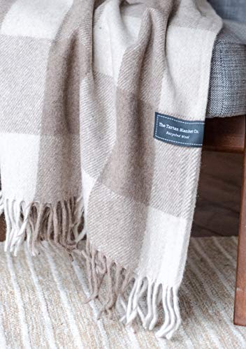 The Tartan Blanket Co. Recycled Wool Knee Blanket Jacob Tartan 28" X 65" #TOP3