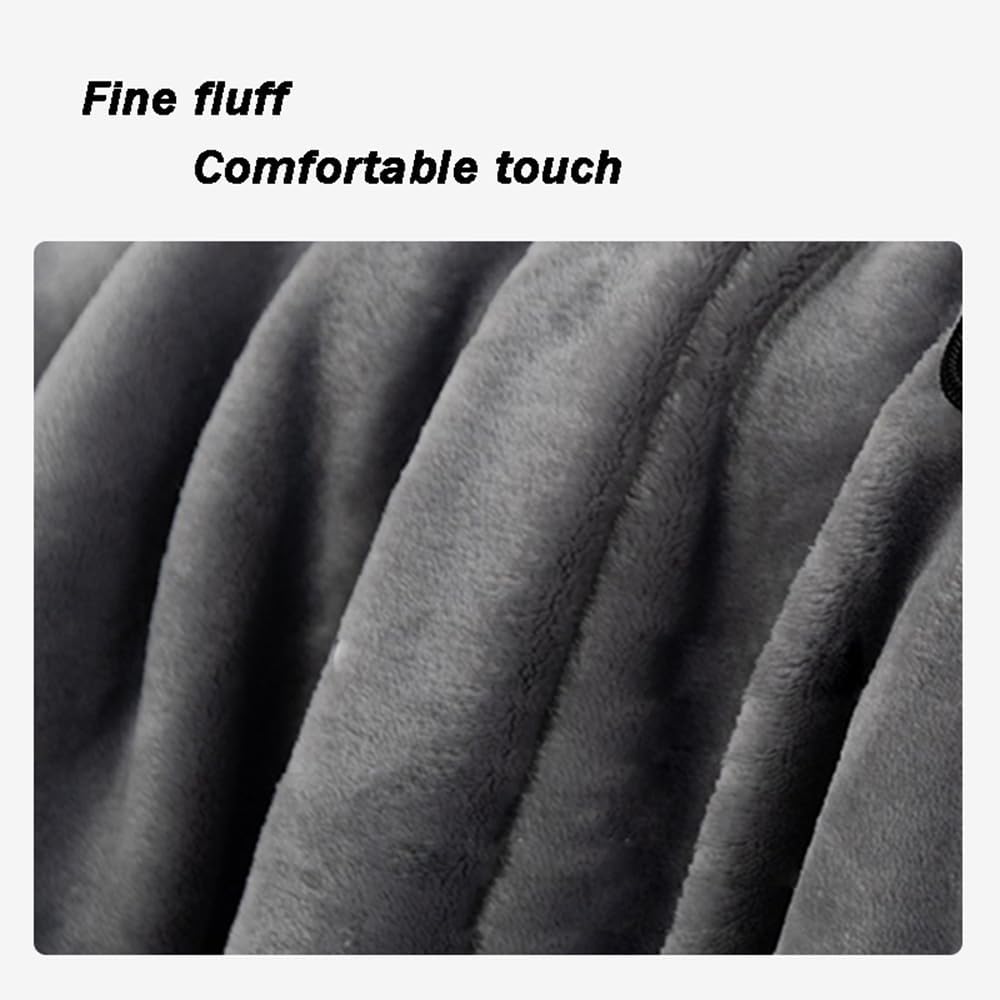 3-in-1 Car Pillow for BMW M8 2018-2025 Coupe/Convertible 4-Seater, Luxury Soft Hugging Pillow Lumbar Support Pillow Blanket for Travel,Light Brown