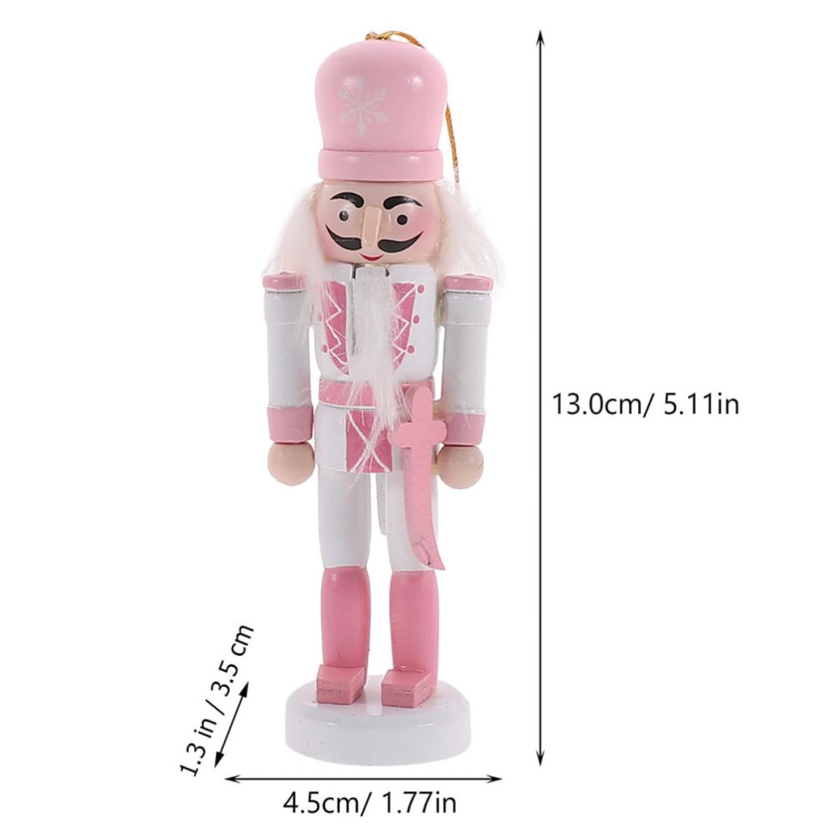 minkissy 10 Unidades Madera para Colgar Diseño Adorable, Adorno Navideño para Árbol en Casa o Cafetería, de Navidad y Hermosa