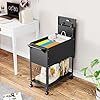 Amazon.com: Rolling File Cart with Wheels Hanging Files,Rolling File ...