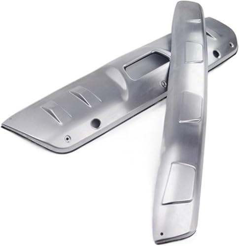 Miniatura 2 de Front Rear Bumper Guard Compatible for Nissan X-Trail 2014-2020 Plate Protector Anti-Impact Stainless Steel Skid Protector Guard Plate (Color  17-20