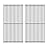 Htanch SF4362(2-Pack) Stainless Steel Cooking Grid Grates Replacement for Select Gas Grill Models by Broil King, Broil-Mate,Huntington and Sterling Gas Models Set of 2