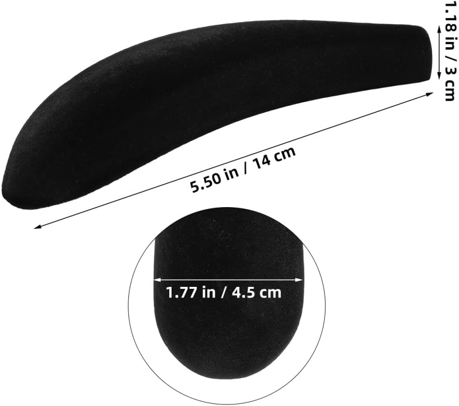 Luxshiny Clothes Hanger Shoulder Pads 10 Pack Foam for Sweaters Coats and Delicate Garments 5.51X1.77X1.18 Inches No Shoulder Bump Hangers for Closet Organization