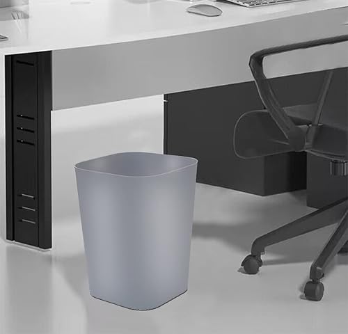 Miniatura 6 de Gereen Cubo de basura de 2 galones, pequeño cubo de basura para baño, dormitorio, cocina, encimera debajo del fregadero (1, gris)