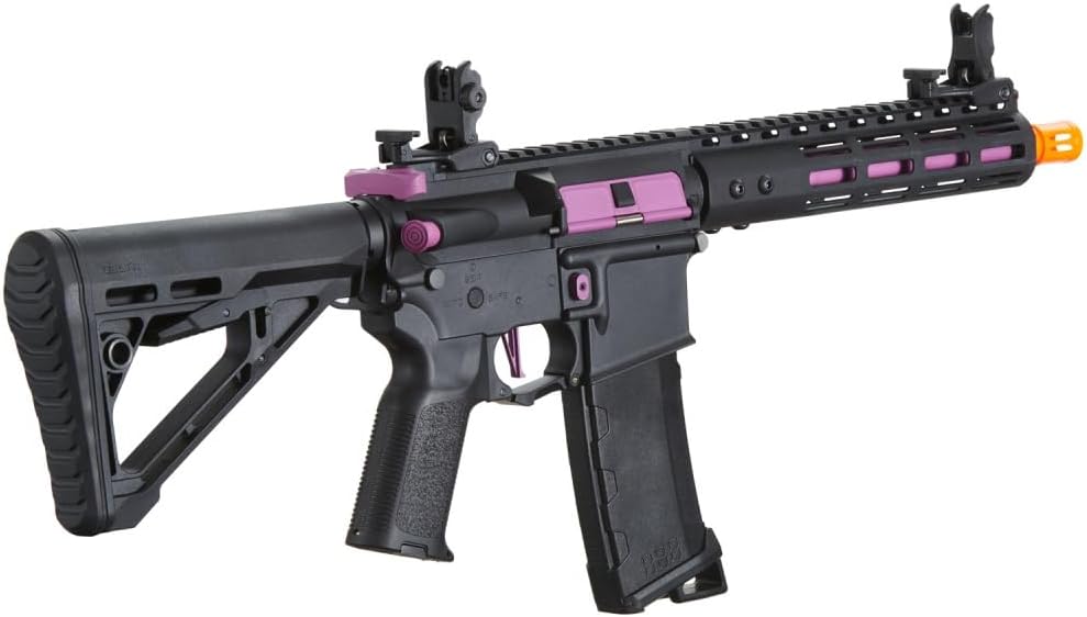Lancer Tactical Gen 3 Archonn 9'' Lightweight Durable Polymer M4 Airsoft MLOK AEG w/High Speed Mid Cap with Programmable Trigger (ETU & MOSFET)