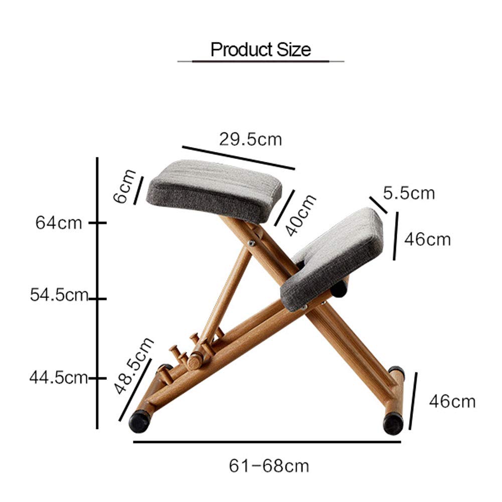 Rodillera ergonómica Plegable: Reduce el Dolor de Espalda y Cuello con la corrección de Postura en casa