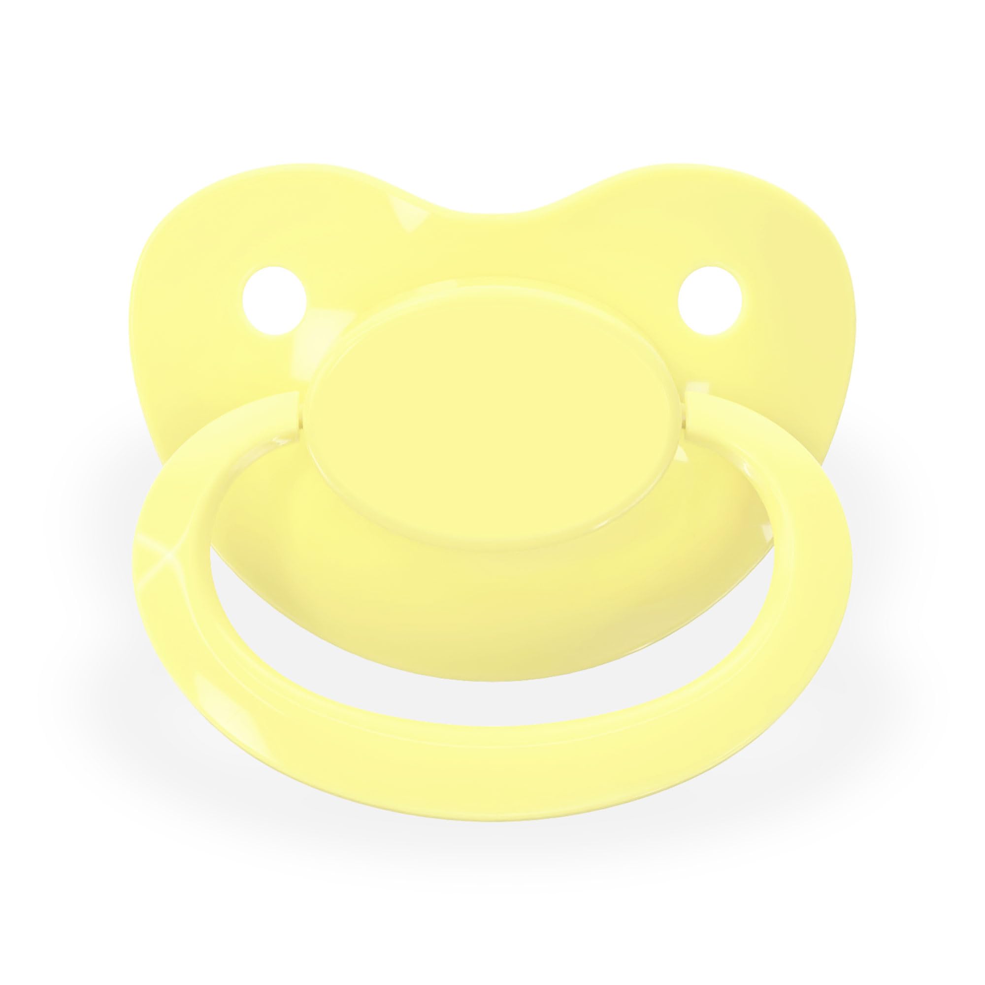Pacifier Addict - Fixx - JUMBO Functional Adult XXL Silicone Pacifier - Size 10 (Baby Yellow)