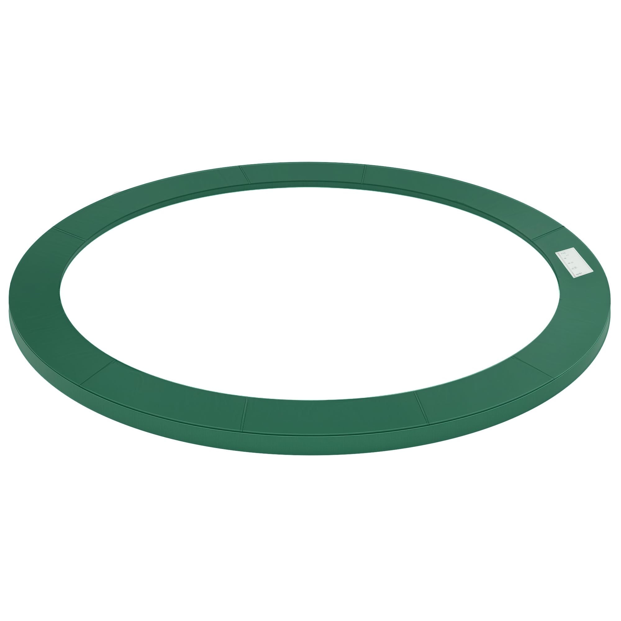 Homcom Unisex Green 8Ft Replacement Trampoline Pad, Thick Foam Safety Cover,
