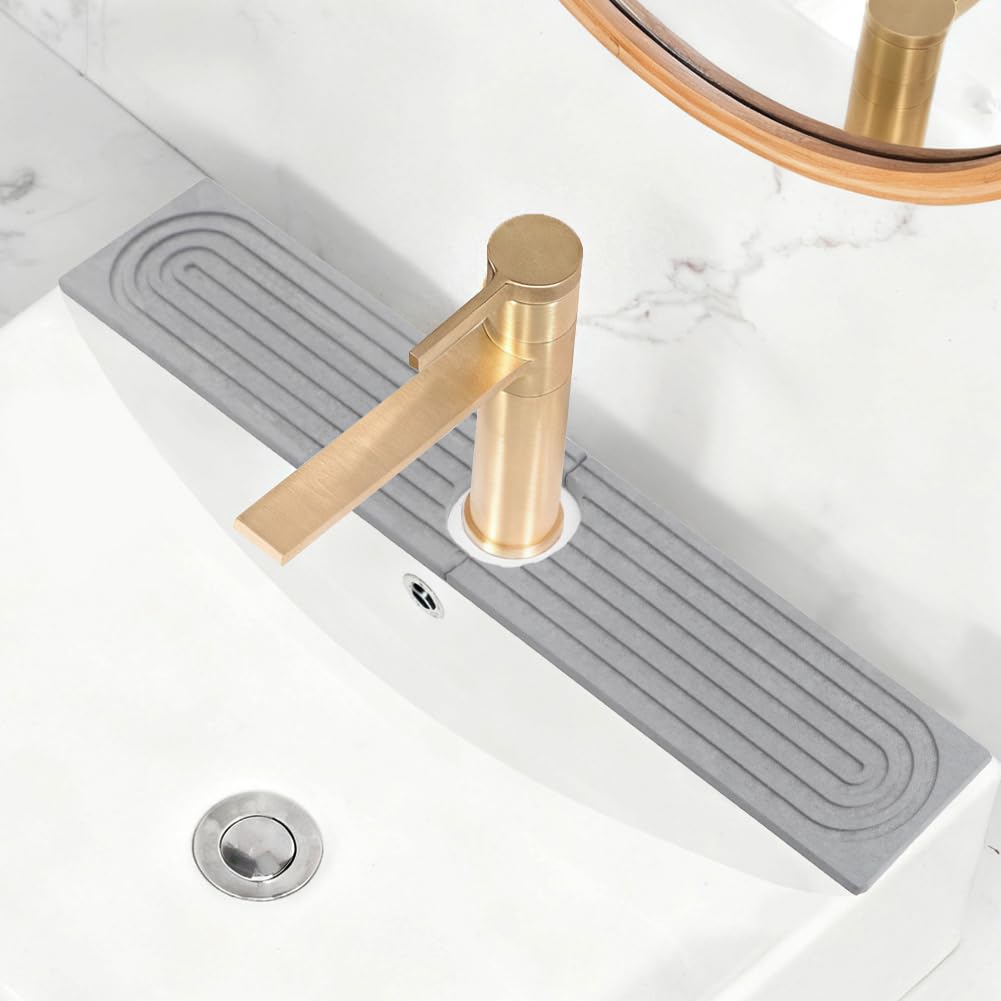 Alfombrilla de piedra Joyzan para encimera de baño y cocina siempre seca y limpia